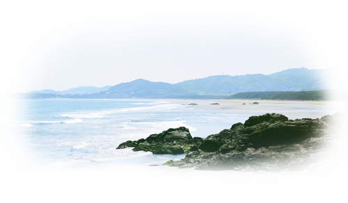 日向市お倉ヶ浜の風景